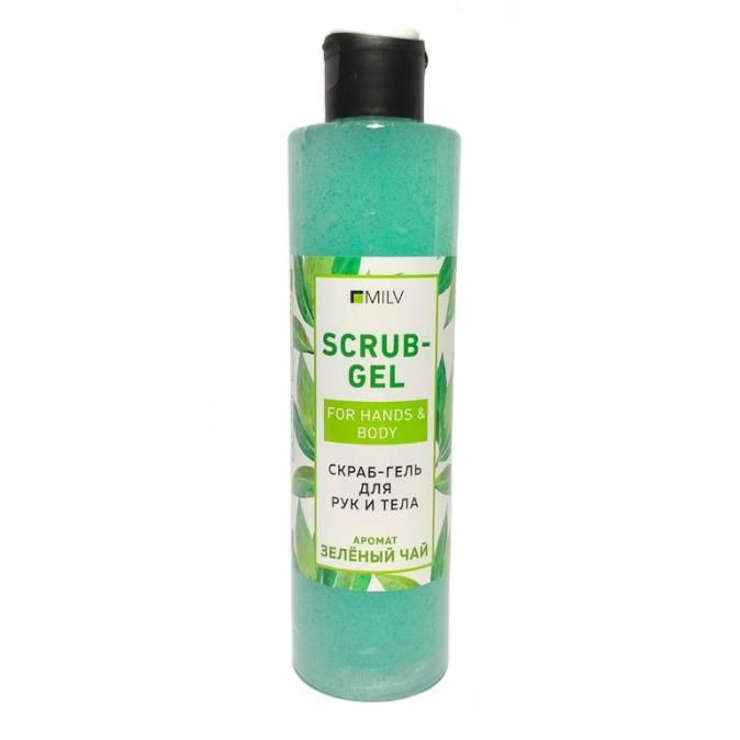 Скраб-гель для рук и тела MILV Зеленый чай 250 ml