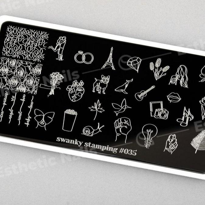 Пластина для стемпинга Swanky Stamping 035