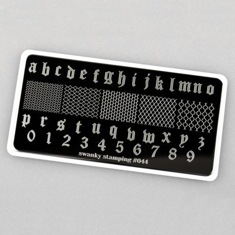 Пластина для стемпинга Swanky Stamping 044