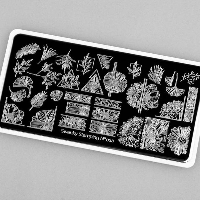 Пластина для стемпинга Swanky Stamping 058