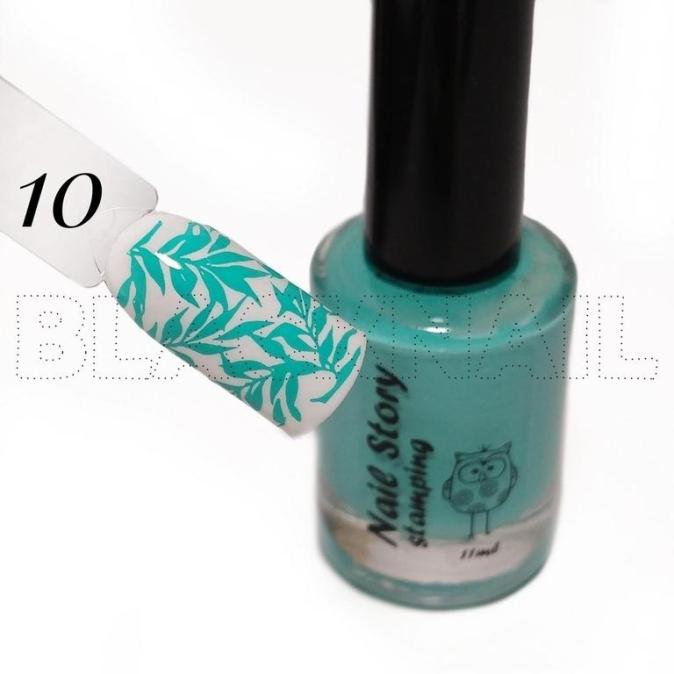 Лак для стемпинга Nail Story мятный №10 11 ml