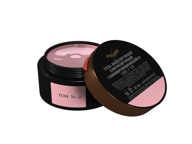 Гель камуфлирующий самовыравнивающийся Опция тон №2 15 ml