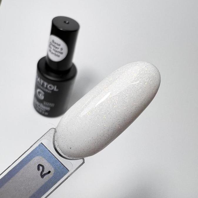 База Grattol Rubber Base Glitter 2, 9 мл