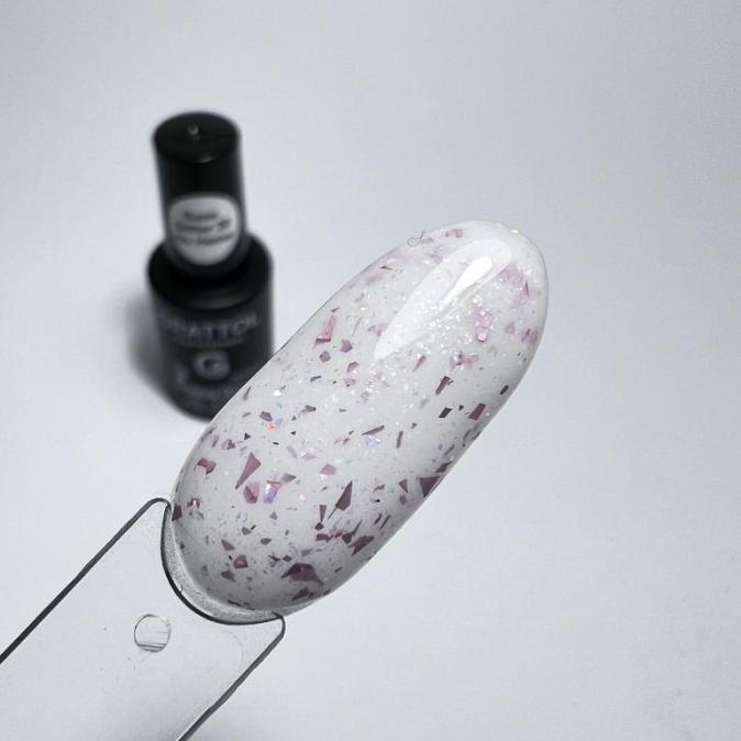 База Grattol Rubber Base Glitter 19, 9 мл