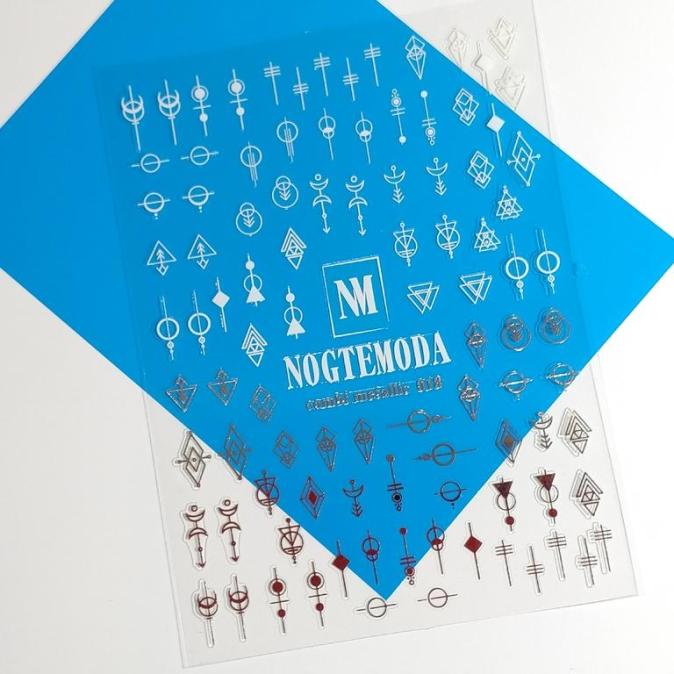 Наклейки NOGTEMODA combi metallic 018