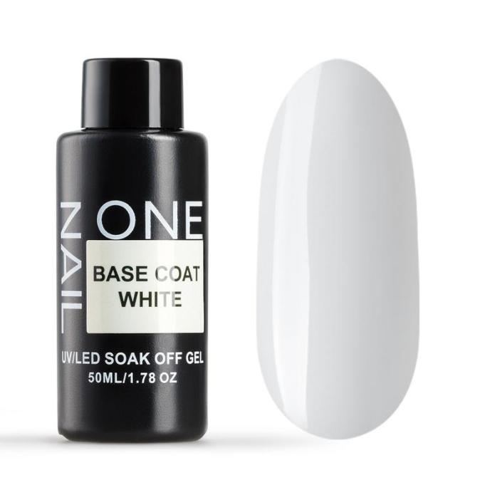База для гель-лака OneNail Base Coat White (бутылка) 30 ml