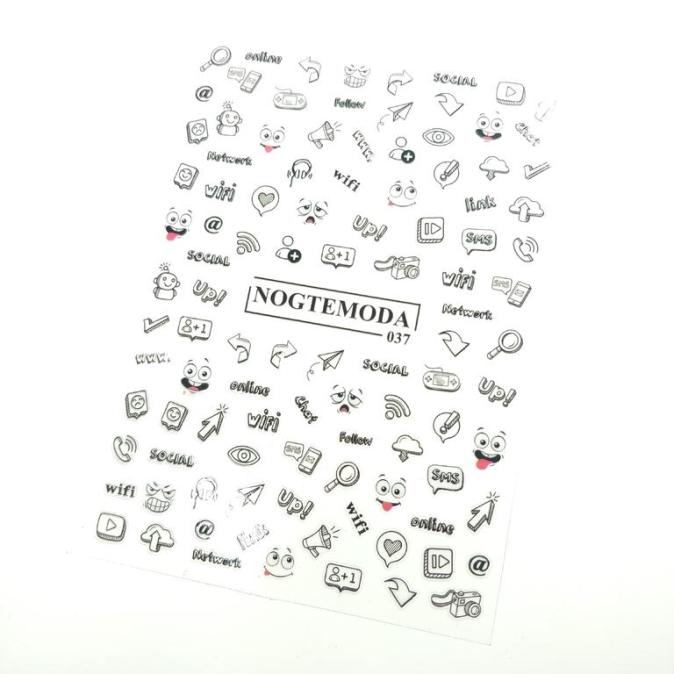 Наклейки NOGTEMODA 037