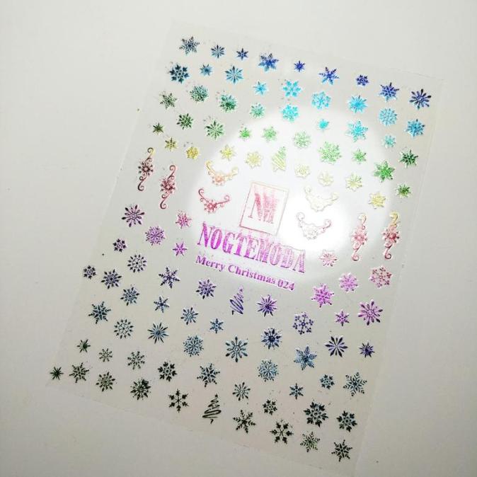 Наклейки NOGTEMODA Merry Christmas 024