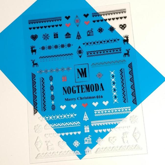 Наклейки NOGTEMODA Merry Christmas 016