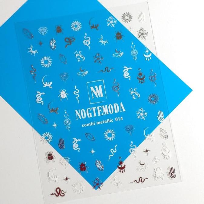 Наклейки NOGTEMODA combi metallic 014