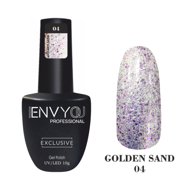 ENVY, Гель-лак Golden Sand №04, 10мл