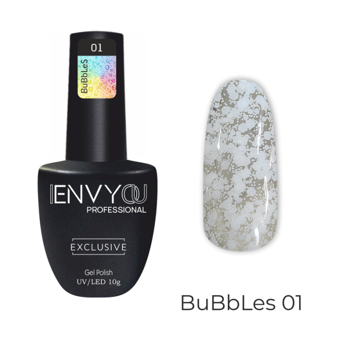 Гель-лак ENVY BUBBLES 001, 10 мл