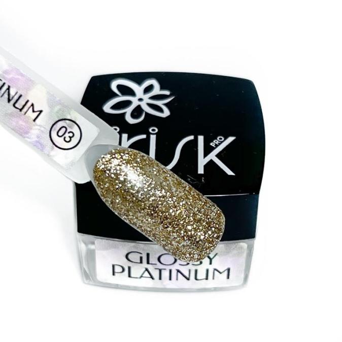 ГЕЛЬ-ЛАК ДЛЯ ДИЗАЙНА IRISK GLOSSY PLATINUM ЦВЕТ 03 5 ML