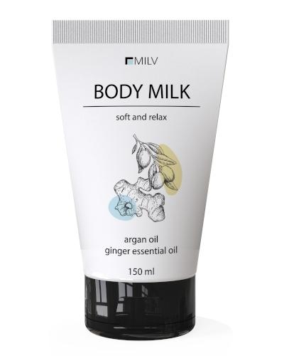 Молочко для тела с маслом арганы MILV 150 ml