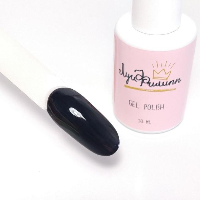 Гель-лак Луи Филипп лимитированная коллекция цвет black черный 10 ml