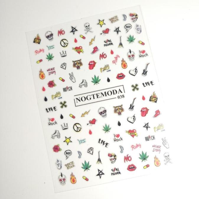 Наклейки NOGTEMODA 038