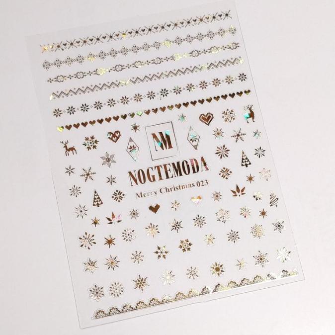 Наклейки NOGTEMODA Merry Christmas 023