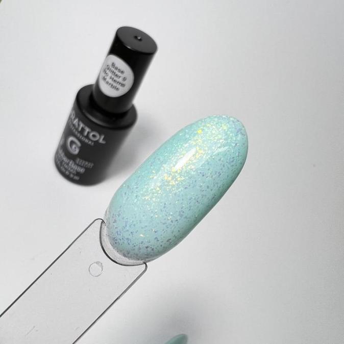 База Grattol Rubber Base Glitter 17, 9 мл