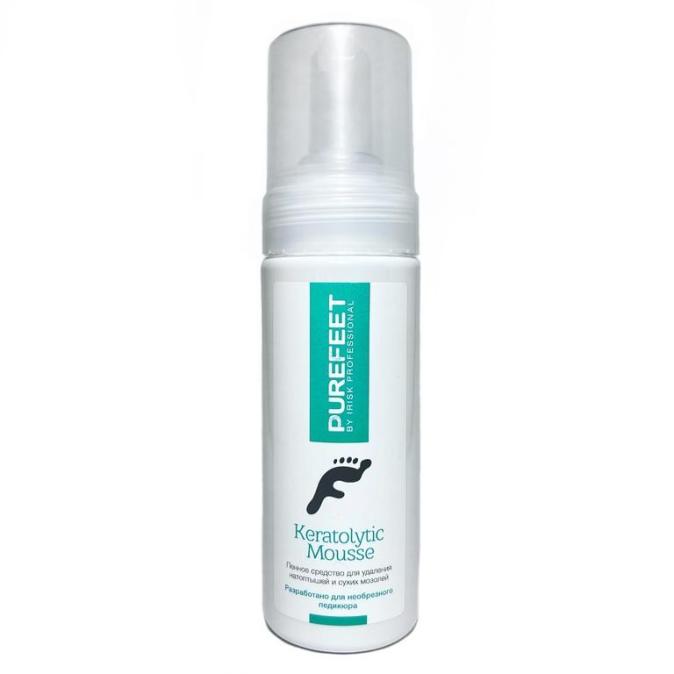 СРЕДСТВО ДЛЯ УДАЛЕНИЯ НАТОПТЫШЕЙ И МОЗОЛЕЙ ПЕННОЕ PUREFEET KERATOLYTIC MOUSSE, 150МЛ