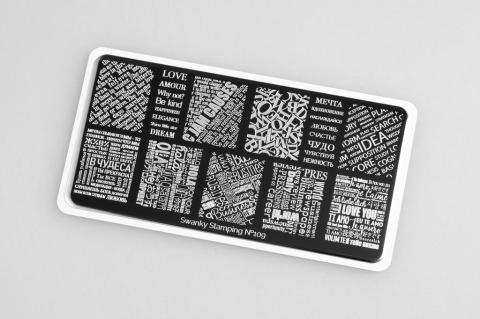 Пластина для стемпинга Swanky Stamping 109