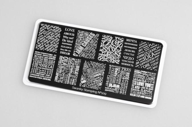 Пластина для стемпинга Swanky Stamping 109