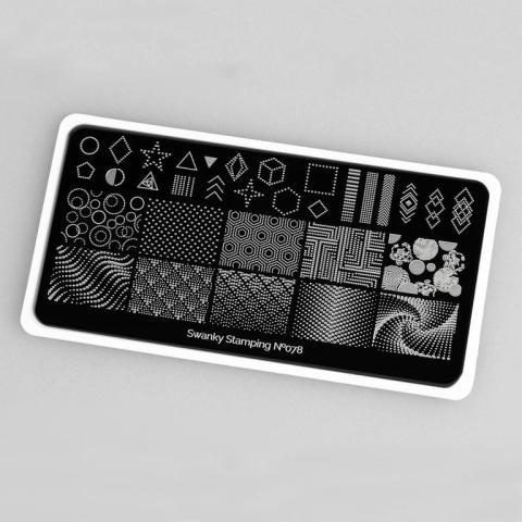 Пластина для стемпинга Swanky Stamping 078