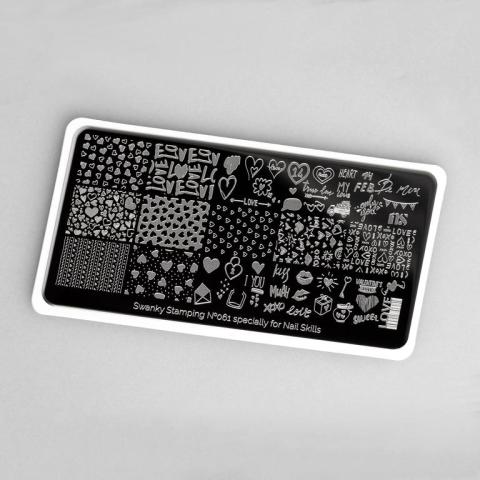 Пластина для стемпинга Swanky Stamping 061