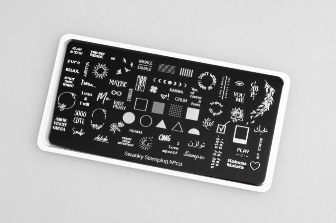 Пластина для стемпинга Swanky Stamping 111