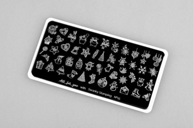 Пластина для стемпинга Swanky Stamping 015