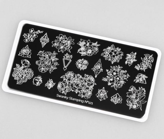 Пластина для стемпинга Swanky Stamping 121