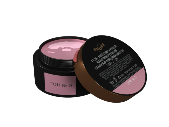 Гель камуфлирующий самовыравнивающийся Опция тон №8 15 ml