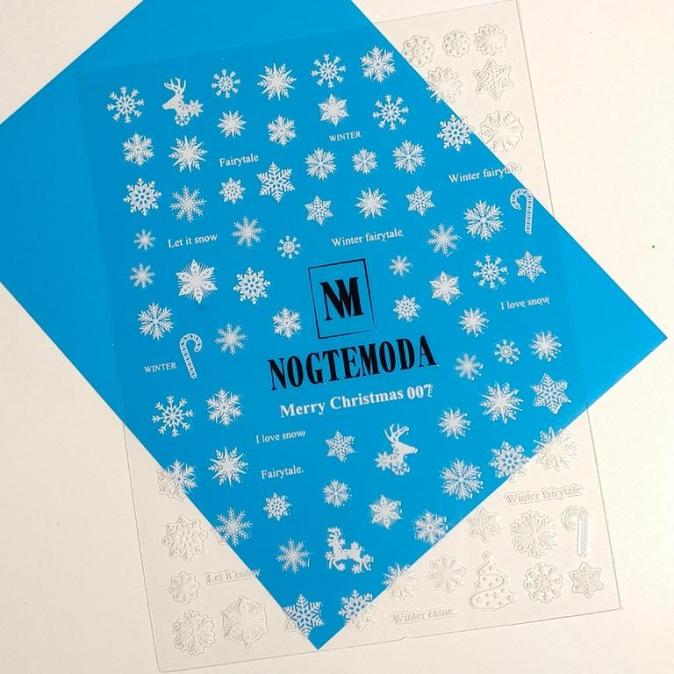 Наклейки NOGTEMODA MERRY  007
