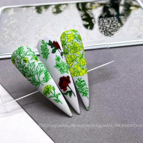 Swanky Stamping, Лак для стемпинга S09 — Зеленый