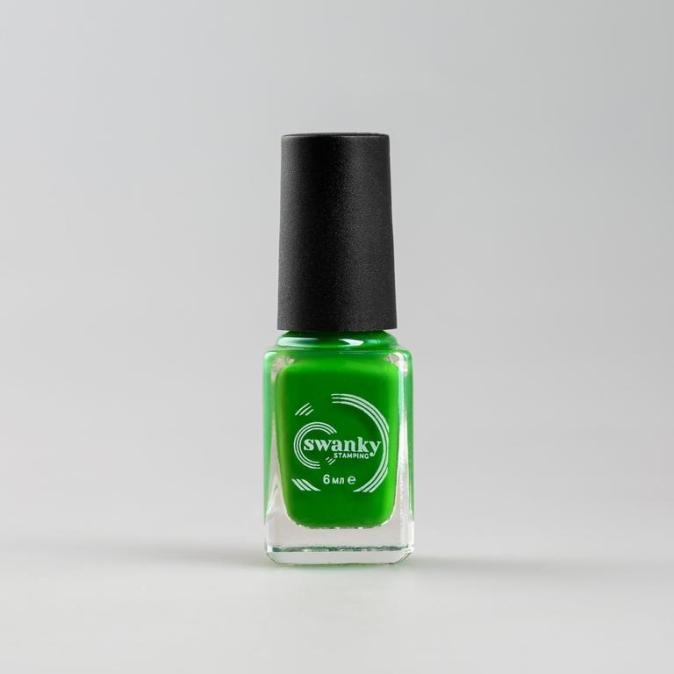 Swanky Stamping, Лак для стемпинга S09 — Зеленый