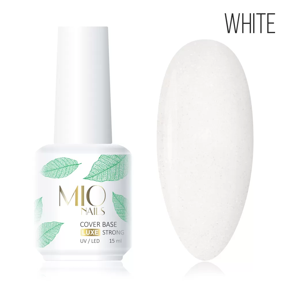 База MIO Nails Shimmer white, 15 мл