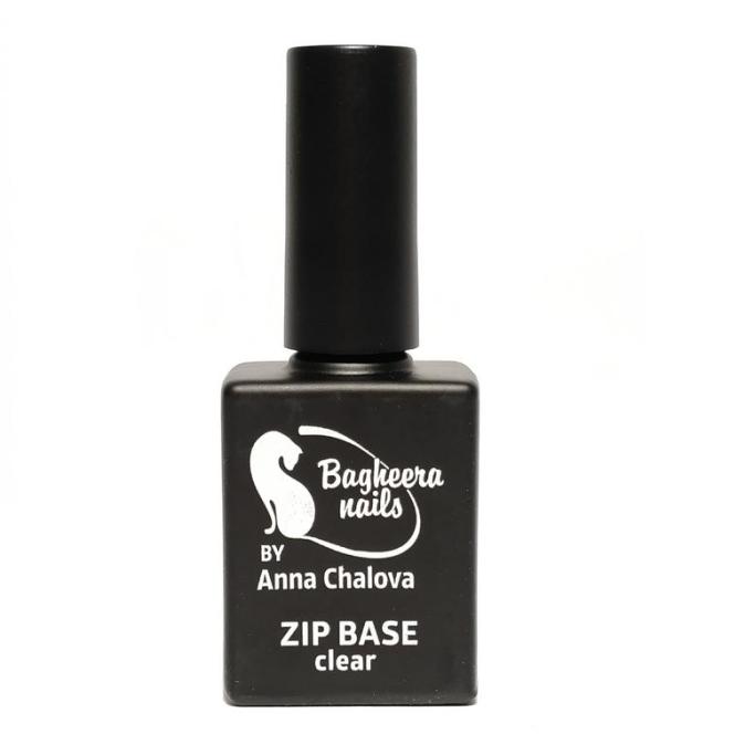 База каучуковая густая Bagheera Nails B-9 Zip base clear 10 ml
