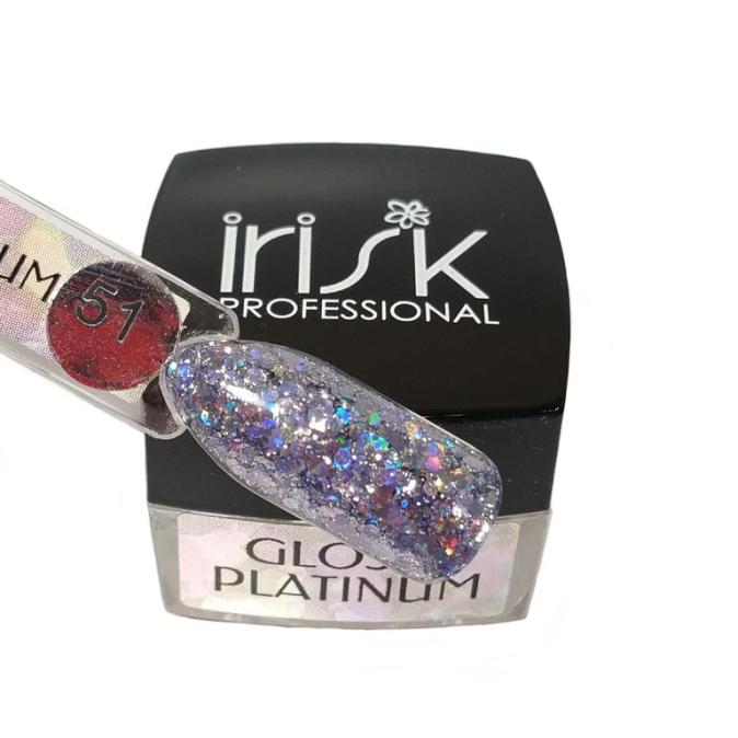 Гель-лак для дизайна Irisk Glossy Platinum цвет 51 5 ml