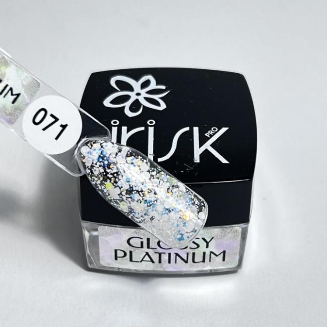 ГЕЛЬ-ЛАК ДЛЯ ДИЗАЙНА IRISK GLOSSY PLATINUM ЦВЕТ 71 5 ML